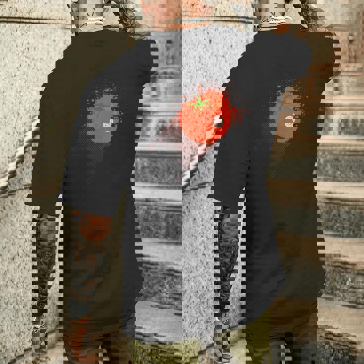 Scp-504 クリティカルトマトcp メンズTシャツ バックプリント 彼への贈り物