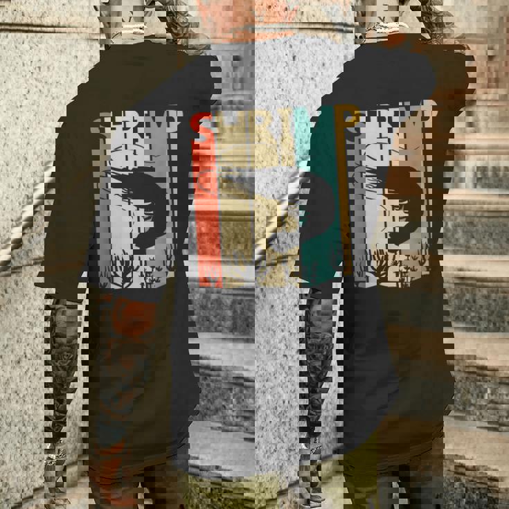 Shrimp エビ 動物 メンズTシャツ バックプリント 彼への贈り物