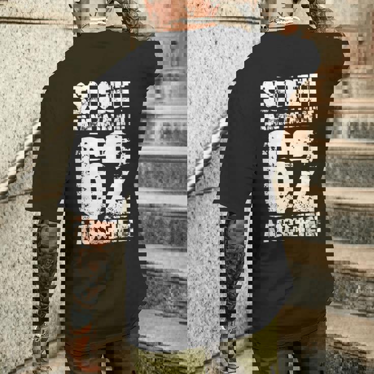 So Gut Kann Mit 62 Aussehen 62歳 男 還暦 メンズTシャツ バックプリント 彼への贈り物