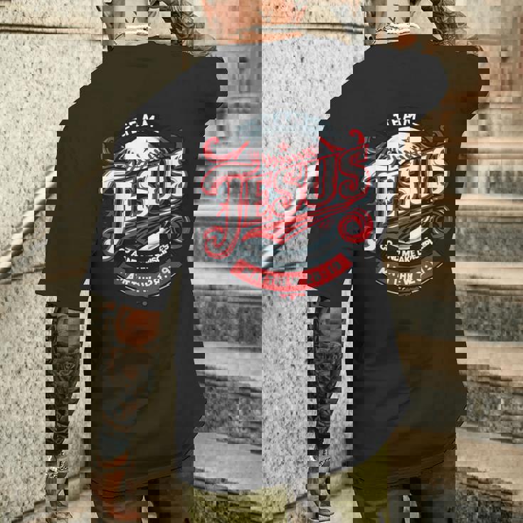 Team Jesus Go And Make Disciples メンズTシャツ バックプリント 彼への贈り物