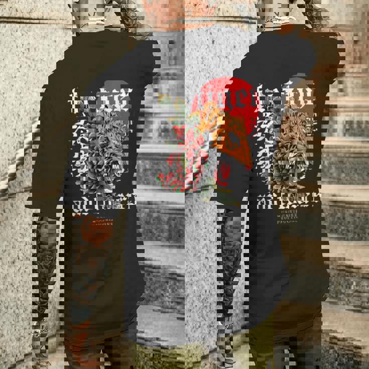 Tiger Musicnvibez メンズTシャツ バックプリント 彼への贈り物