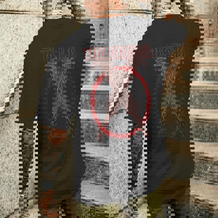 Toaamoa メンズTシャツ バックプリント 彼への贈り物