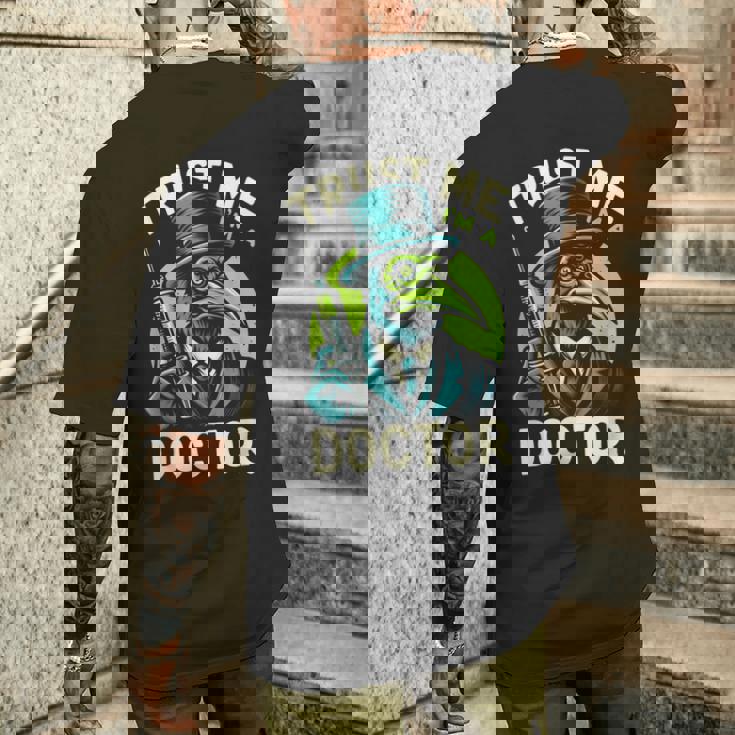 Trust Me I'm A Doctor Plague エモ スチームパンク ゴス ヒップスター メンズTシャツ バックプリント 彼への贈り物