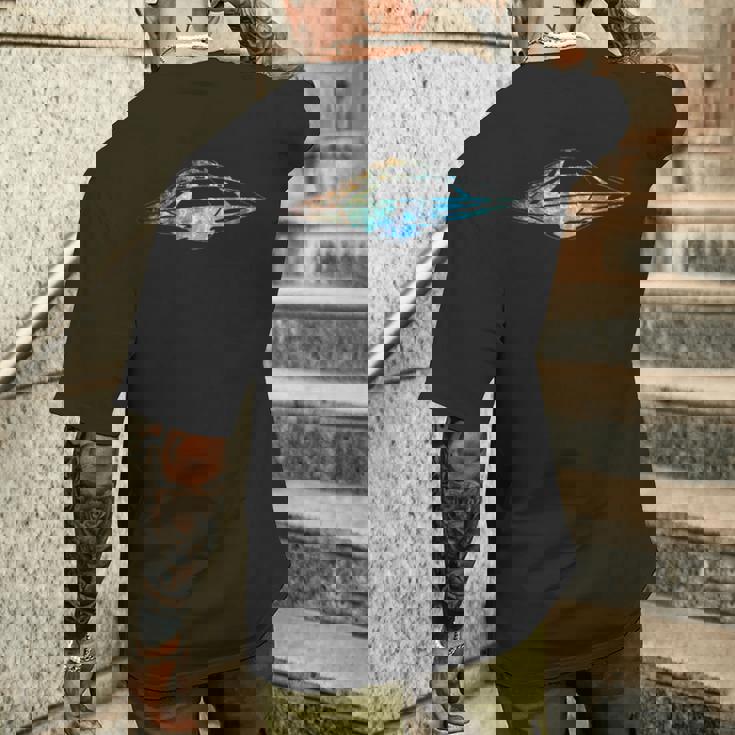 Ufo 星雲tシャツ Uapと空飛ぶ円盤愛好家 メンズTシャツ バックプリント 彼への贈り物