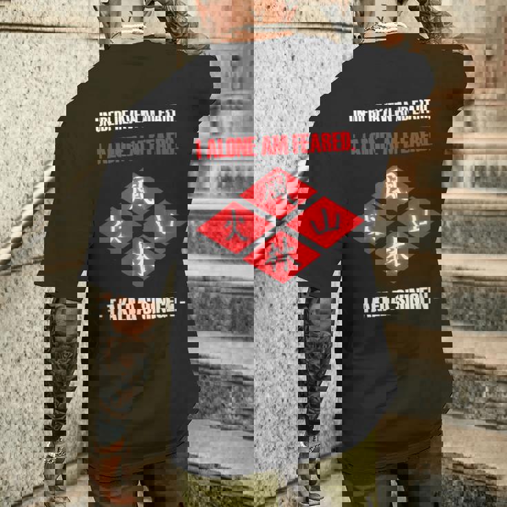 Under Heaven And Earth 武田信玄 引用tシャツ メンズTシャツ バックプリント 彼への贈り物