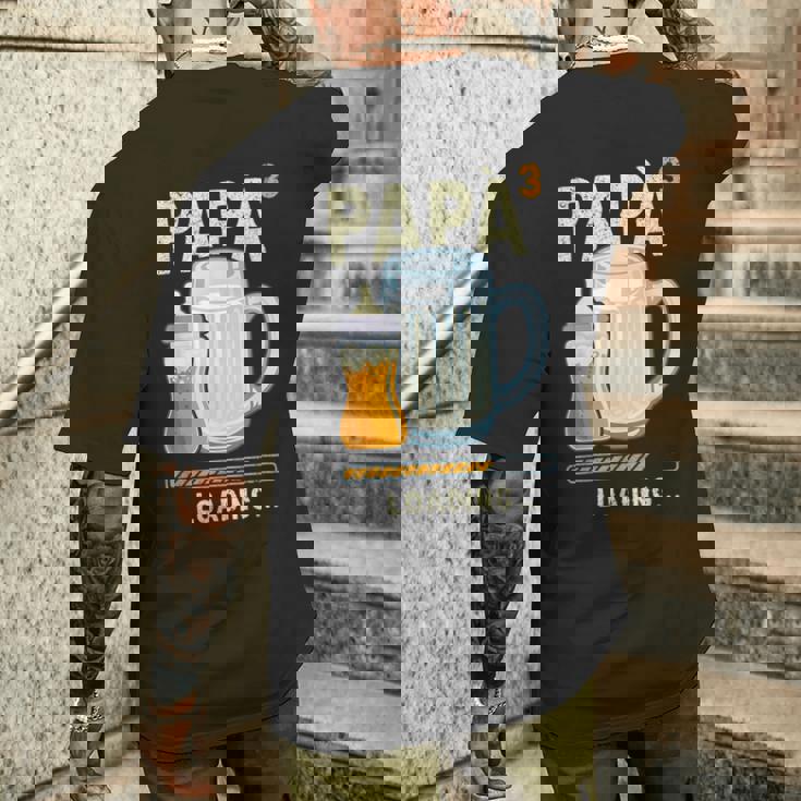 Uomo Papà In Arrivo Papà In Attesa Terzo Figlio T-shirt da uomo con stampa posteriore Regalos para él