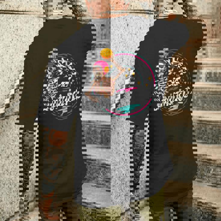 Water Polo タフアグレッシブプレイヤーディープエンドドミネーター。 メンズTシャツ バックプリント 彼への贈り物