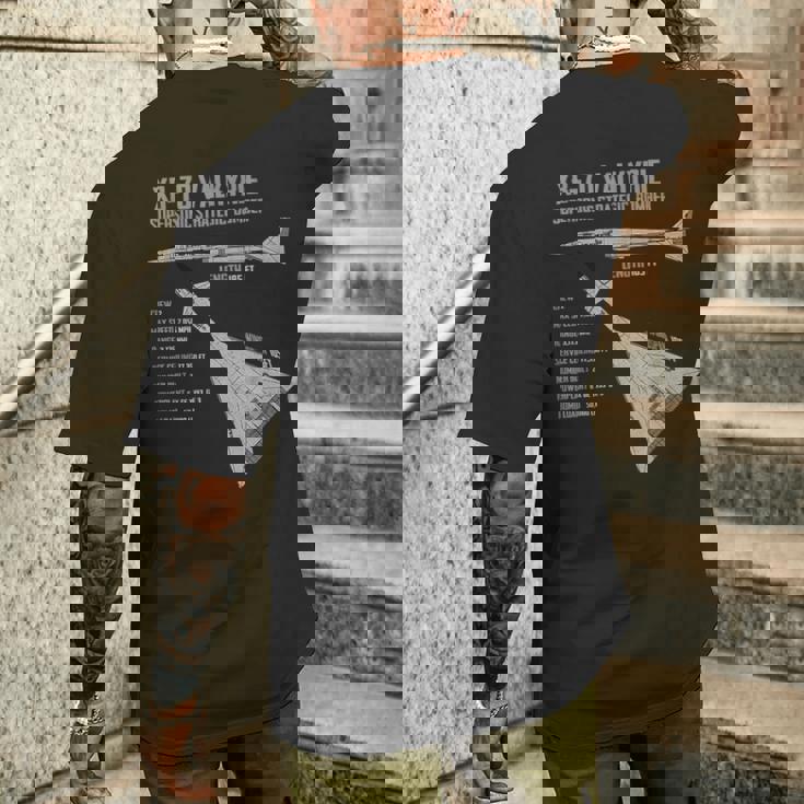 Xb-70 ヴァルキリー メンズTシャツ バックプリント 彼への贈り物