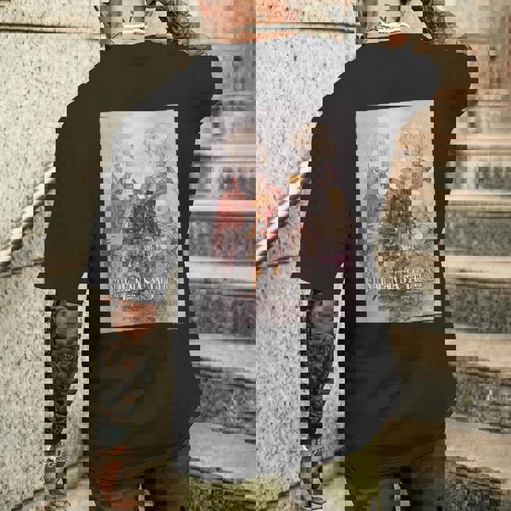 『ファイナルファンタジータクティクス – イヴァリース クロニクルズ』 キービジュアル メンズTシャツ バックプリント 彼への贈り物