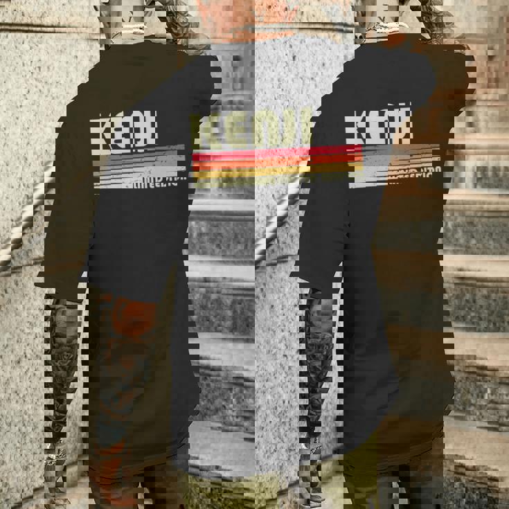 【けんじ ケンジ】名前 名字 家族お揃い ギャグ ネタ ウケ狙い 贈り物 ギフト 面白い おもしろ 長袖tシャツ メンズTシャツ バックプリント 彼への贈り物