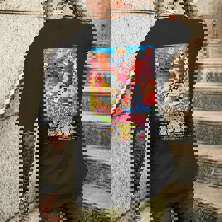 【映画】クレヨンしんちゃん 電撃ブタのヒヅメ大作戦 メンズTシャツ バックプリント 彼への贈り物