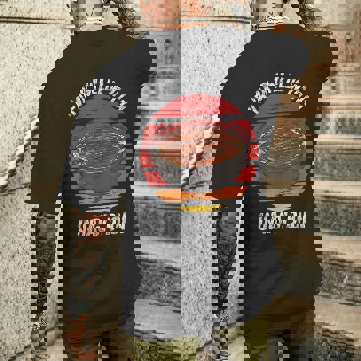 うなぎうどん好き うなぎうどんがうなぎうなぎ メンズTシャツ バックプリント 彼への贈り物