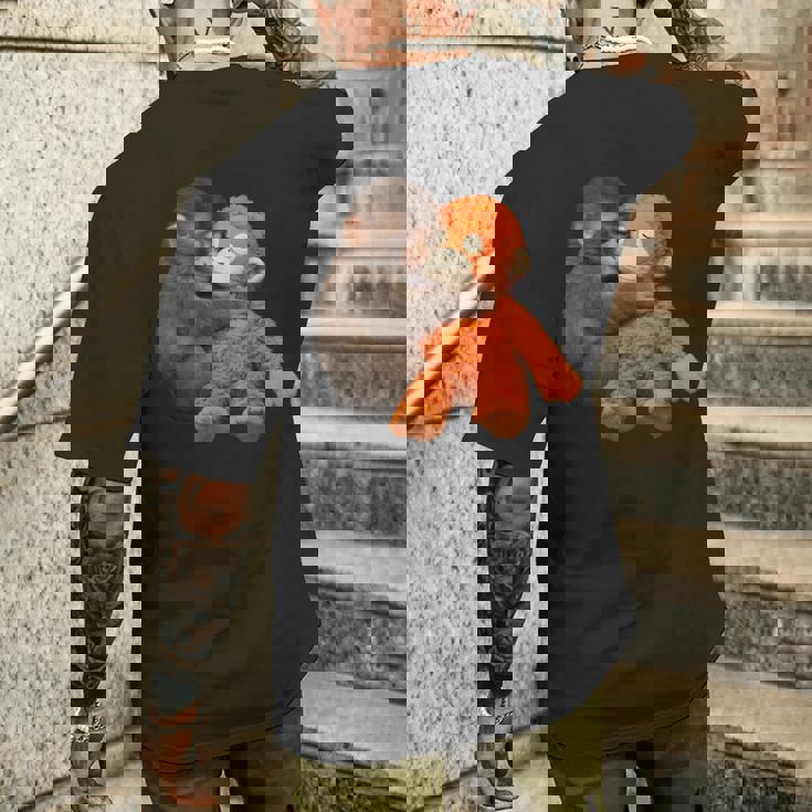 かわいいモンキーパンチ パンチ君 日本 ベイビーモンキー チームパンチ メンズTシャツ バックプリント 彼への贈り物