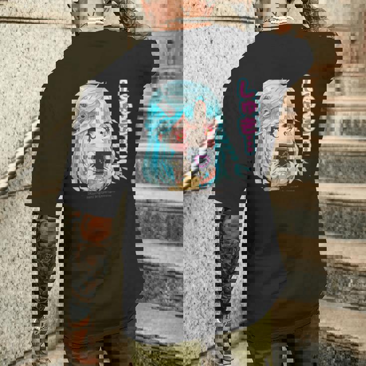 ひなビタスタンプ 心菜02「しゅき…」 メンズTシャツ バックプリント 彼への贈り物