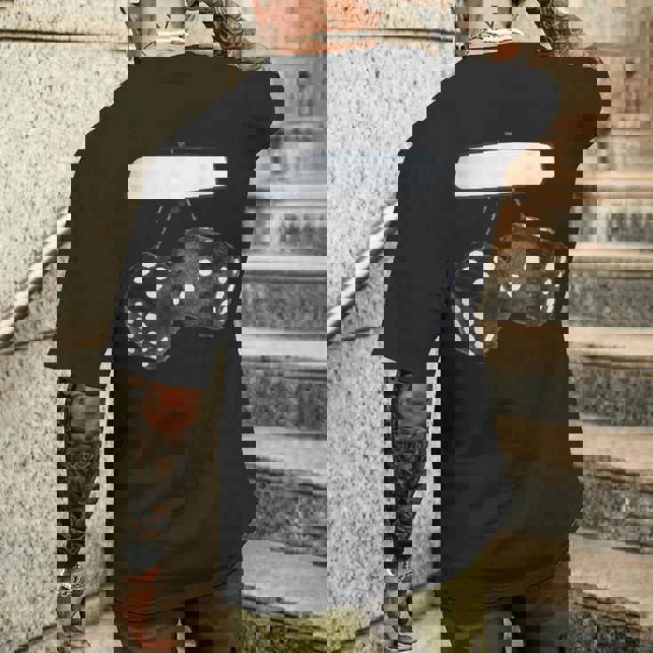 ふわふわサイコロtシャツ メンズTシャツ バックプリント 彼への贈り物