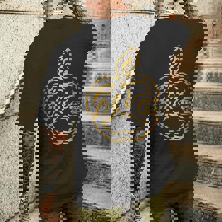 りんご フルーツ ひらがな 隠し文字 タイポグラフィ ユニーク おもしろみ デザイン メンズTシャツ バックプリント 彼への贈り物