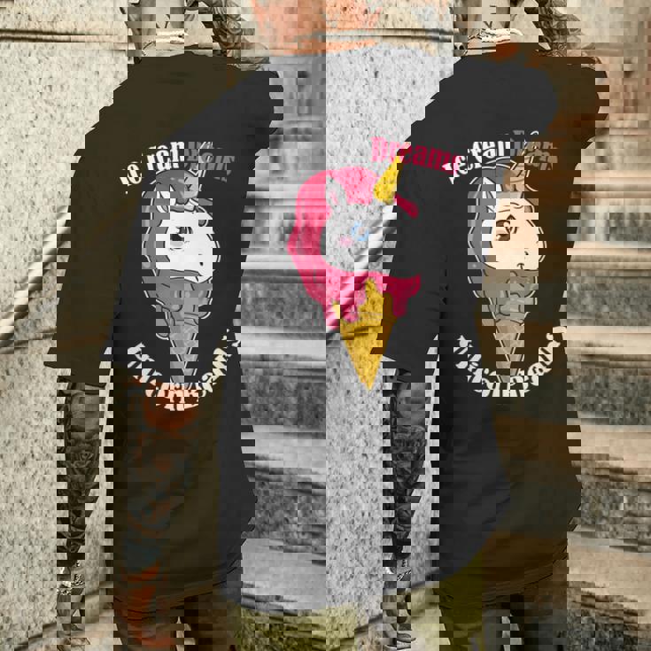 アイスクリーム 夢 ユニコーン ビームス スイーツ マジカル トリート 長袖tシャツ メンズTシャツ バックプリント 彼への贈り物