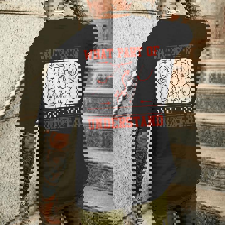 アイスホッケー タクティカルコーチ 面白いギフト アイスホッケー メンズTシャツ バックプリント 彼への贈り物