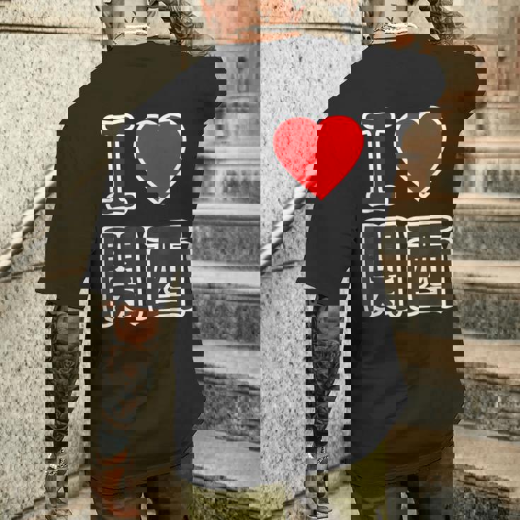 アイラブ・関西（I Love ハート）Big 大きな文字【47都道府県】Jimo-T ジモティ お土産 面白 メンズTシャツ バックプリント 彼への贈り物