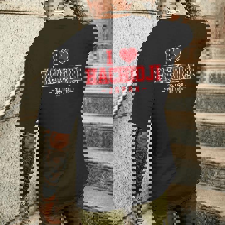 アイラブ八王子ジャパン メンズTシャツ バックプリント 彼への贈り物