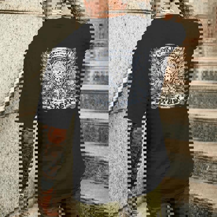 アイ・スピーク・フルーエント・ピックルボール メンズTシャツ バックプリント 彼への贈り物