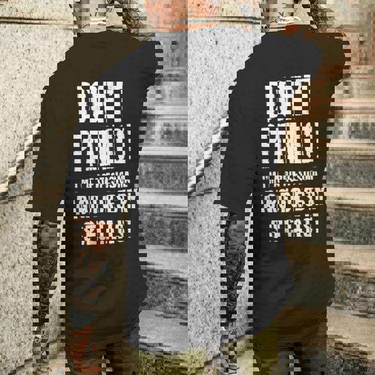 アグロフォレストリースペシャリスト 長袖tシャツ メンズTシャツ バックプリント 彼への贈り物