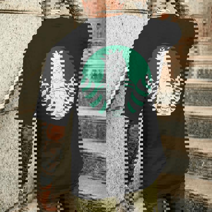 アニメスターセクシーセーラーグリーンマーメイドデザイン。 メンズTシャツ バックプリント 彼への贈り物