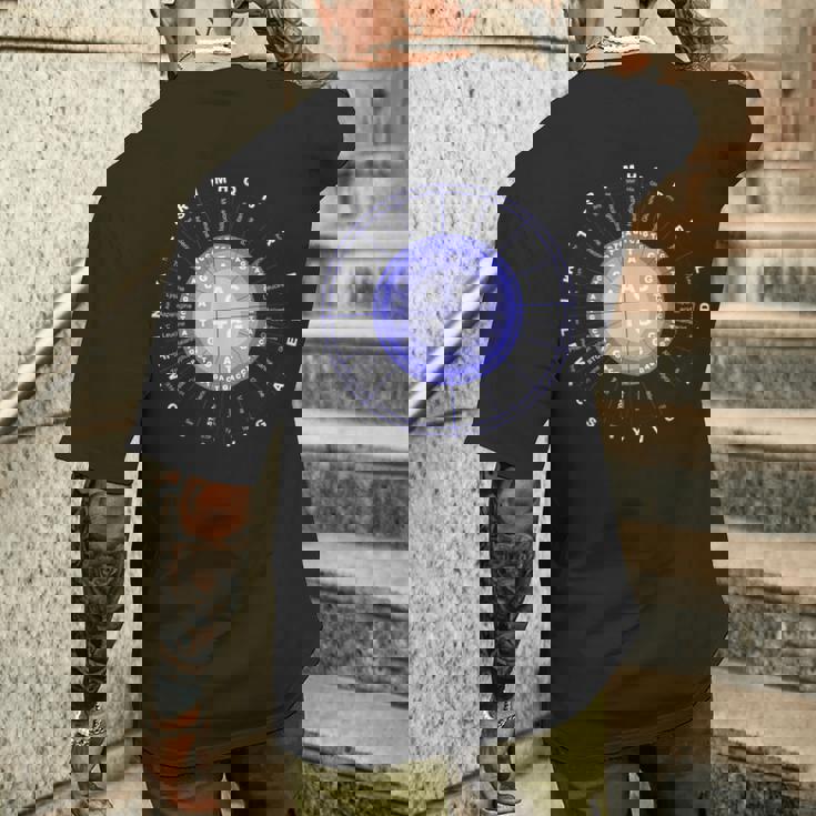 アミノ酸ホイール サイエンス Dna 遺伝学 科学者 ギフトtシャツ メンズTシャツ バックプリント 彼への贈り物