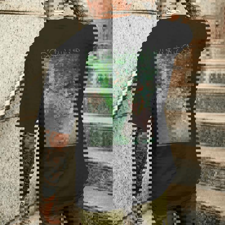 アーティストやバレリーナのための舞台裏エドガー・ドガ・ダンサーズ メンズTシャツ バックプリント 彼への贈り物