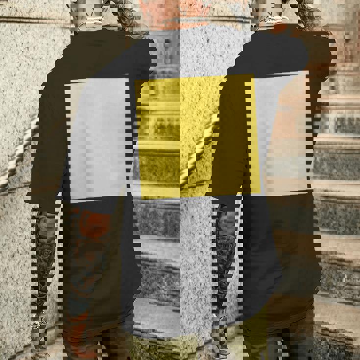 イエロースクエア メンズTシャツ バックプリント 彼への贈り物