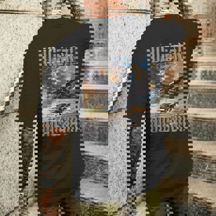 イタリア ブレイン ロット キャラクター ヌクレアロ 恐竜 キッズ ミーム メンズTシャツ バックプリント 彼への贈り物