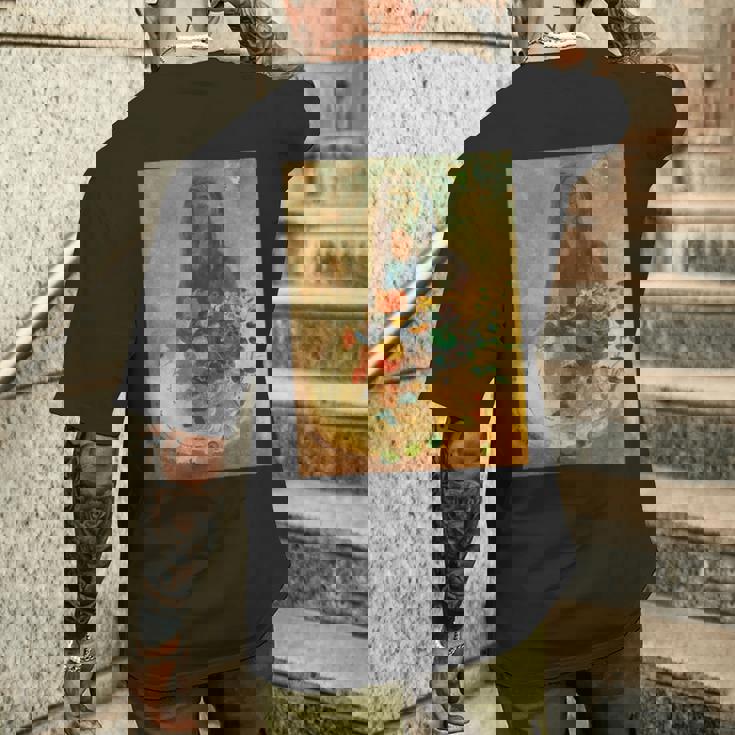 オディロン・ルドンによるミステリー メンズTシャツ バックプリント 彼への贈り物