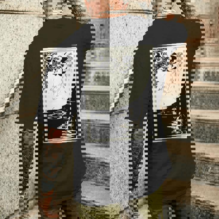 オーブリー・ビアズリーによるクライマックス1893 長袖tシャツ メンズTシャツ バックプリント 彼への贈り物