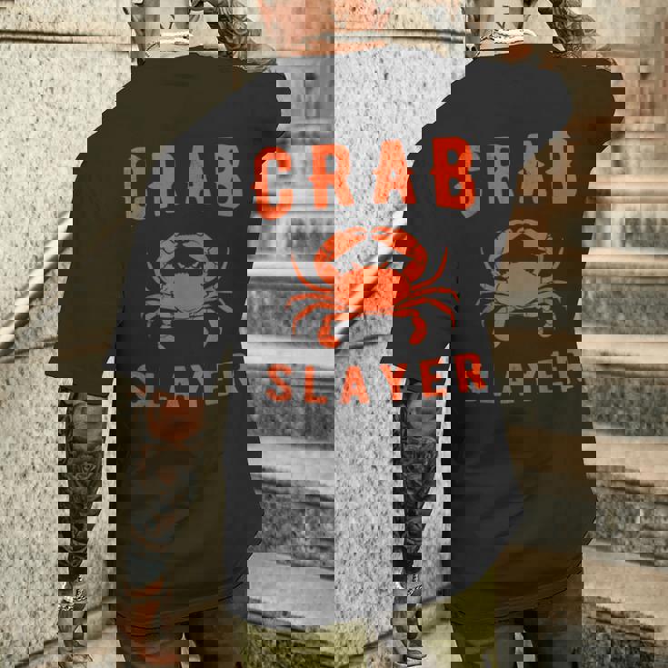 カニのスレイヤー メンズTシャツ バックプリント 彼への贈り物