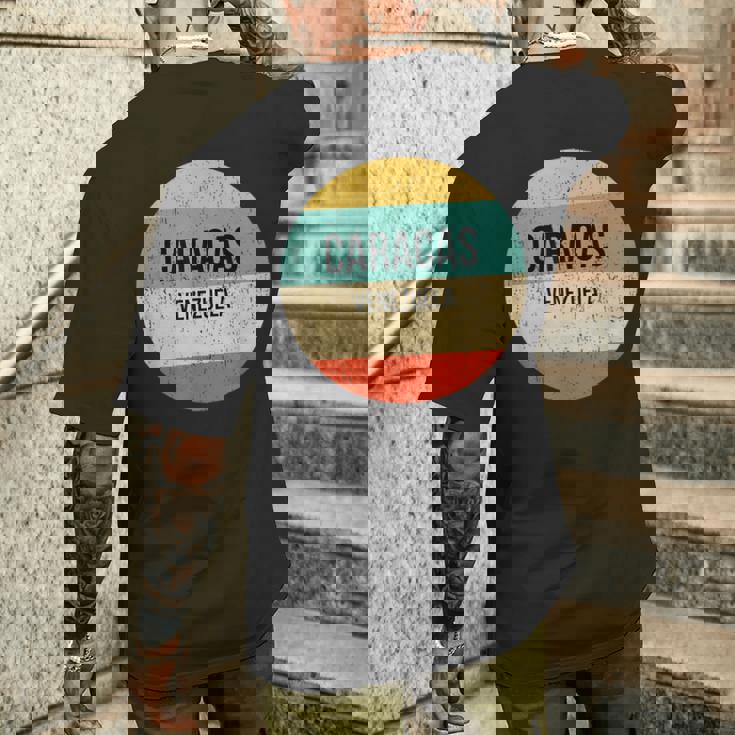 カラカス ベネズエラ メンズTシャツ バックプリント 彼への贈り物