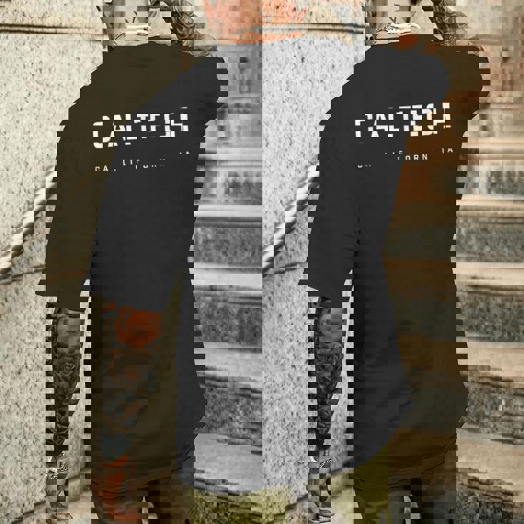 カリフォルニア工科大学カリフォルニア州 象徴的な技術精神デザイン メンズTシャツ バックプリント 彼への贈り物