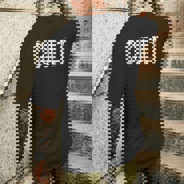 カルト。 メンズTシャツ バックプリント 彼への贈り物