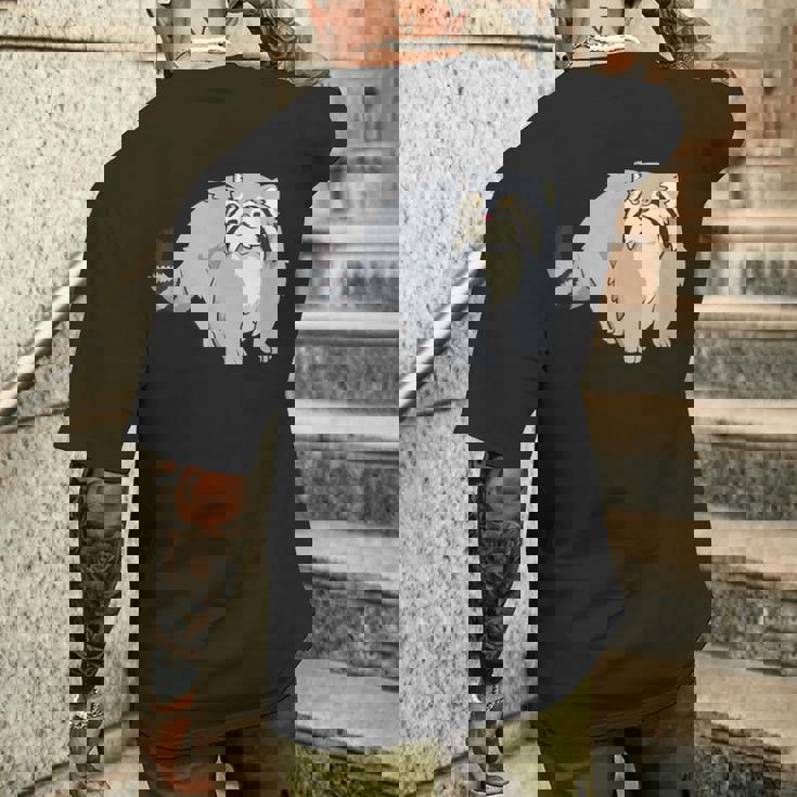 カワイイ・マヌル メンズTシャツ バックプリント 彼への贈り物