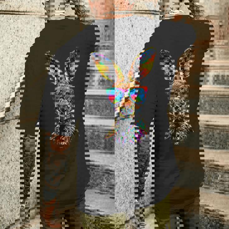 カンガルー オーストラリア ラブ・アウトバック ワイルド・スウィート・カンガルー メンズTシャツ バックプリント 彼への贈り物