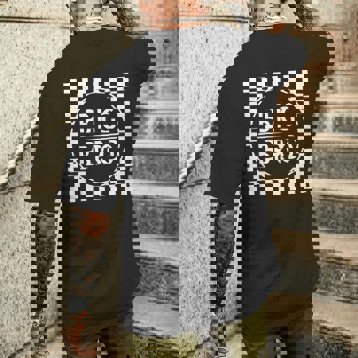 キッズ Big Brother シャツ 男の子 幼児 Big Bro アナウンスメント チェック メンズTシャツ バックプリント 彼への贈り物