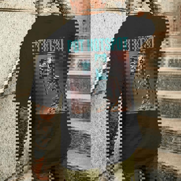 キッズ トレンド ミーム ブレイン ロート イタリアン ポット ホットスポット スケルトン メンズTシャツ バックプリント 彼への贈り物