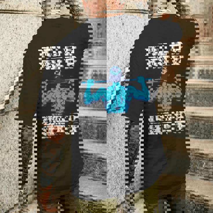 キャリステニクス ボディウェイトディップ プルアップバー カリステニック メンズTシャツ バックプリント 彼への贈り物