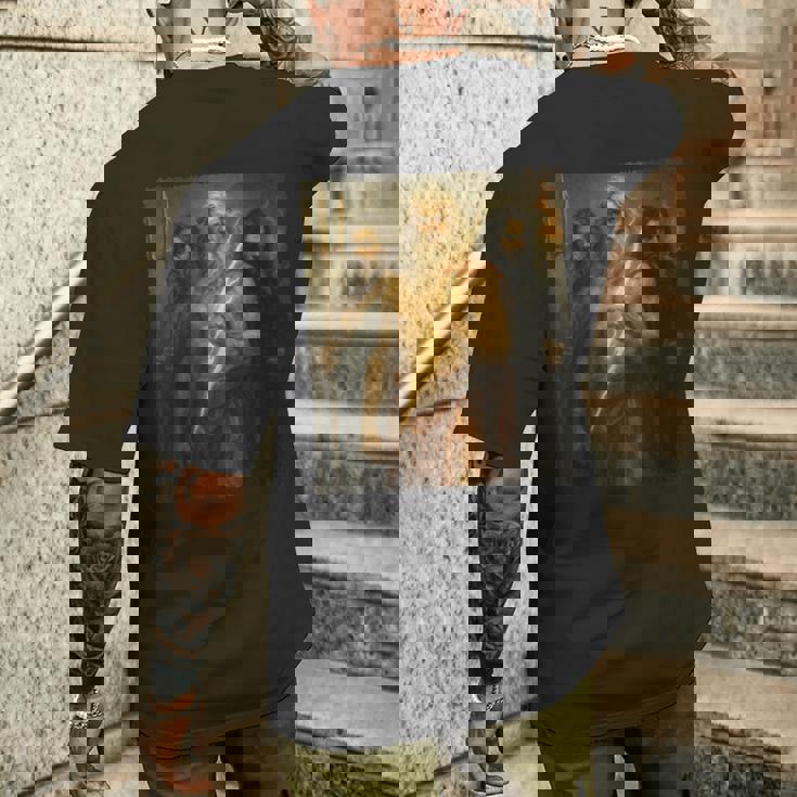 ギリシャ神 ゼウス・ポセイドン・ハデス ギリシャ神話 メンズTシャツ バックプリント 彼への贈り物