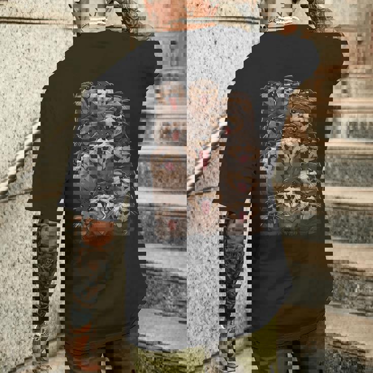 クレイジーカワウソ 長袖tシャツ メンズTシャツ バックプリント 彼への贈り物