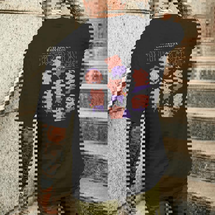 クレヨンしんちゃん いろいろぶりぶりざえもん 長袖tシャツ メンズTシャツ バックプリント 彼への贈り物