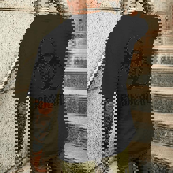 グランジスタイル バイオハザード アンティーク調 ブラック ノベルティギフト 長袖tシャツ メンズTシャツ バックプリント 彼への贈り物