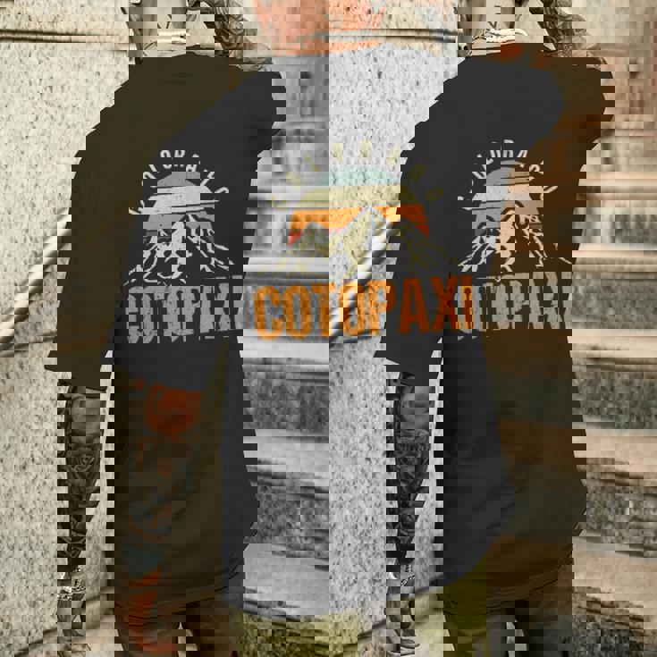 コロラド コトパクシ ヴィンテージ 山岳 ハイキング 野生動物 コロラド 長袖tシャツ メンズTシャツ バックプリント 彼への贈り物