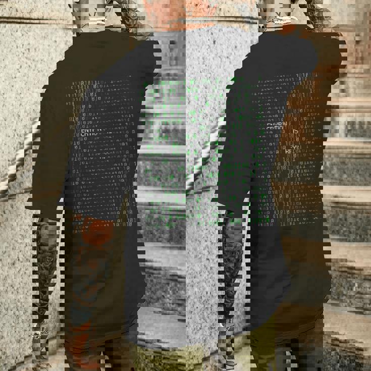 コーディングコードプログラムプログラマー メンズTシャツ バックプリント 彼への贈り物