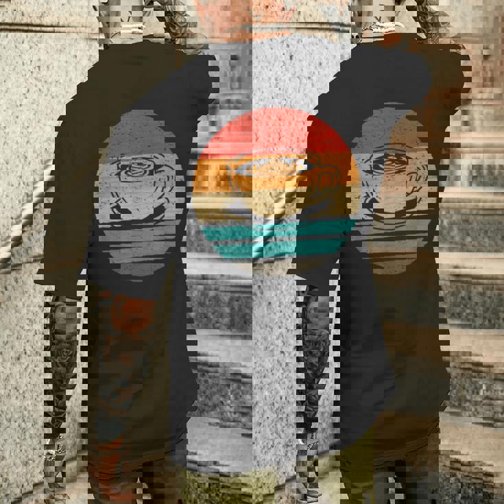 コーヒー レトロスタイル ビンテージ メンズTシャツ バックプリント 彼への贈り物