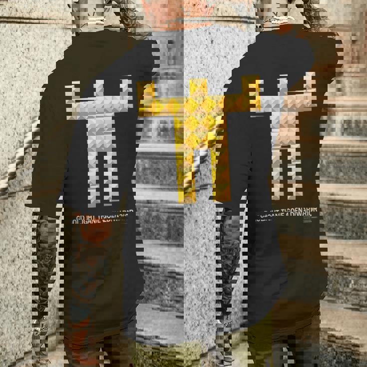 ゴールドライタン F メンズTシャツ バックプリント 彼への贈り物